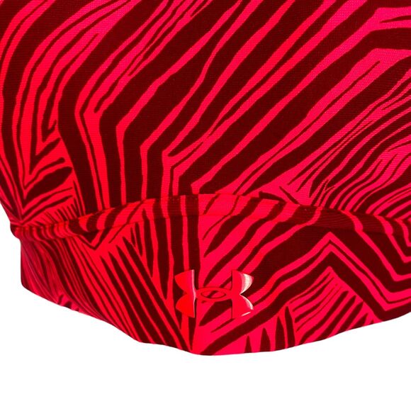 Under Armour M Women's Sports Bra Orange Red Padded - Picture 3 of 9